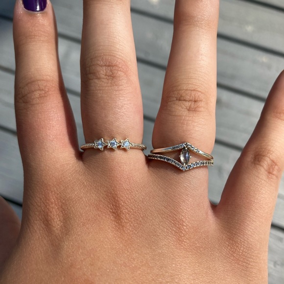 Pandora Silver Star Ring - Picture 6 of 8